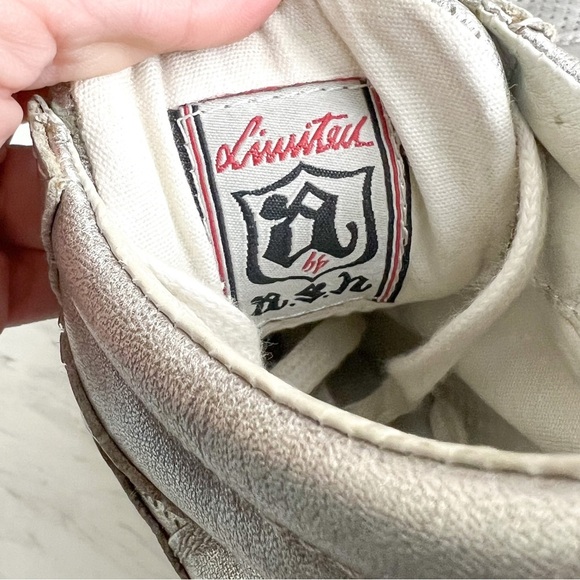 Ash Bowie Metallic Silver Hidden Wedge Sneakers Size 36​ - Picture 12 of 14